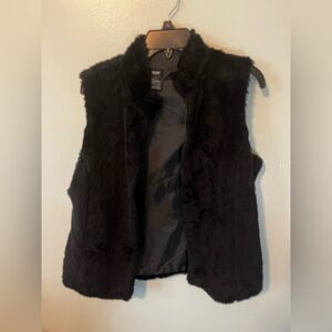 Mossimo Supply Co. Black Faux Fur Vest